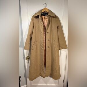 Pierre Cardin Tan Long Coat Vintage